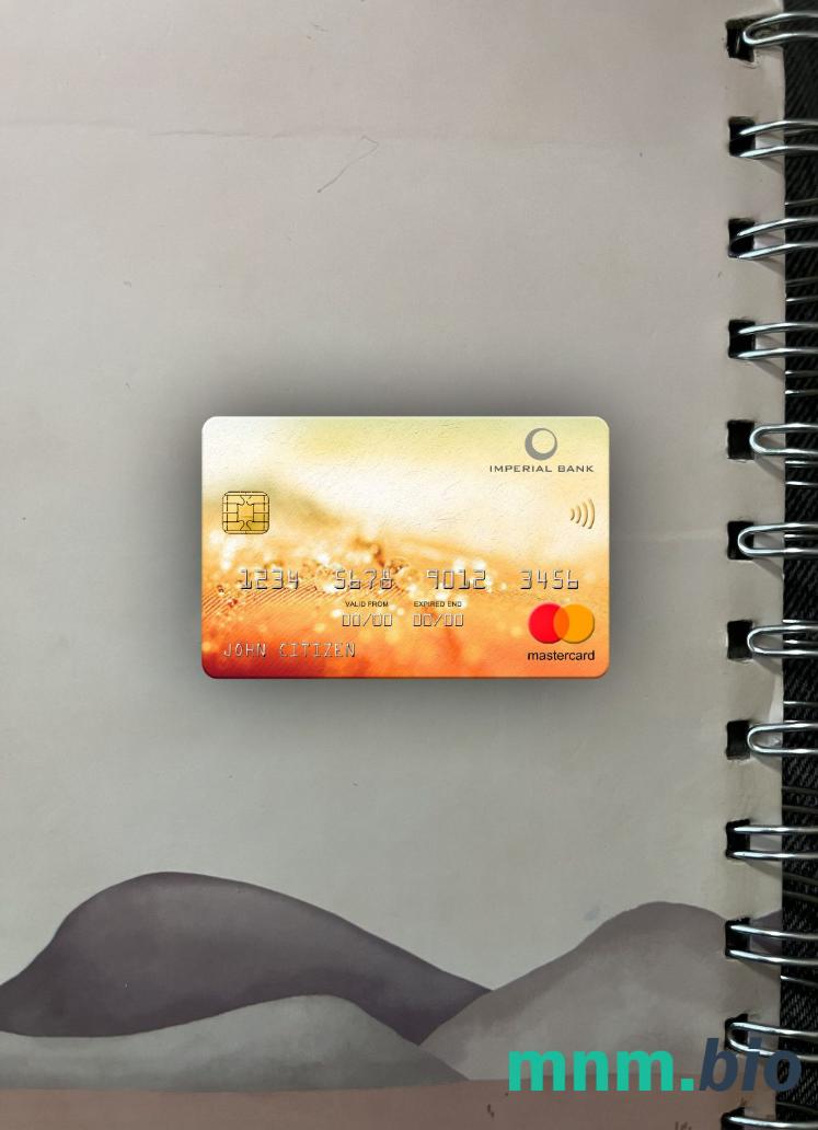South Africa Imperial bank wygląd zdjęcia mastercard skan PSD + zdjęcie